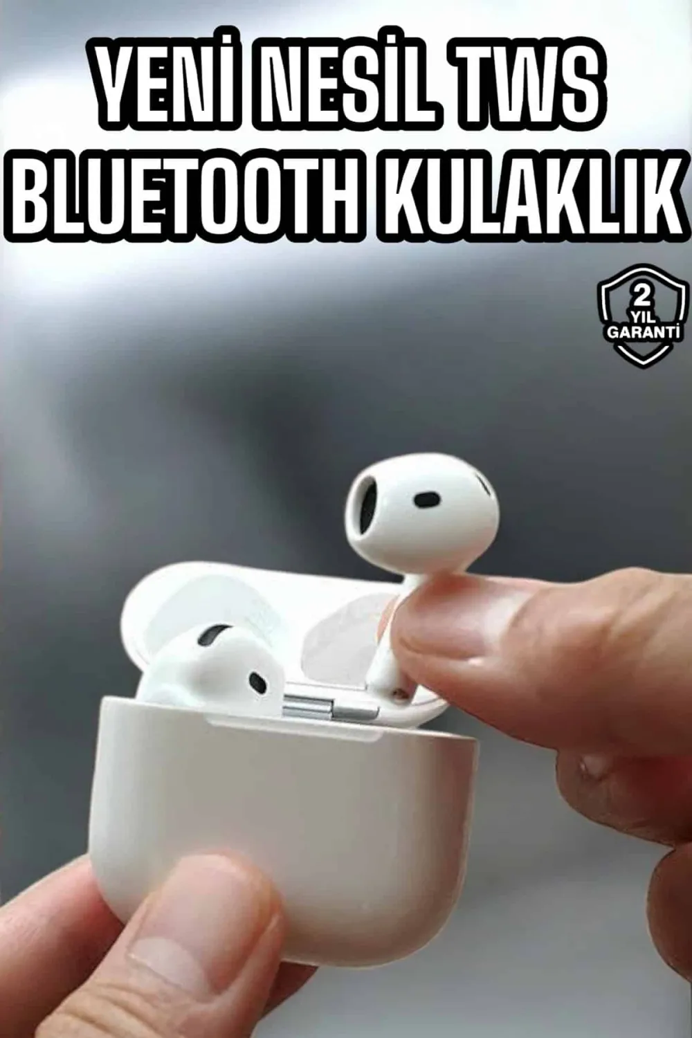 Kaliteli Ucuz İos Ve Android Uyumlu Tws Bluetooth Kulaklık Anc Özelliği