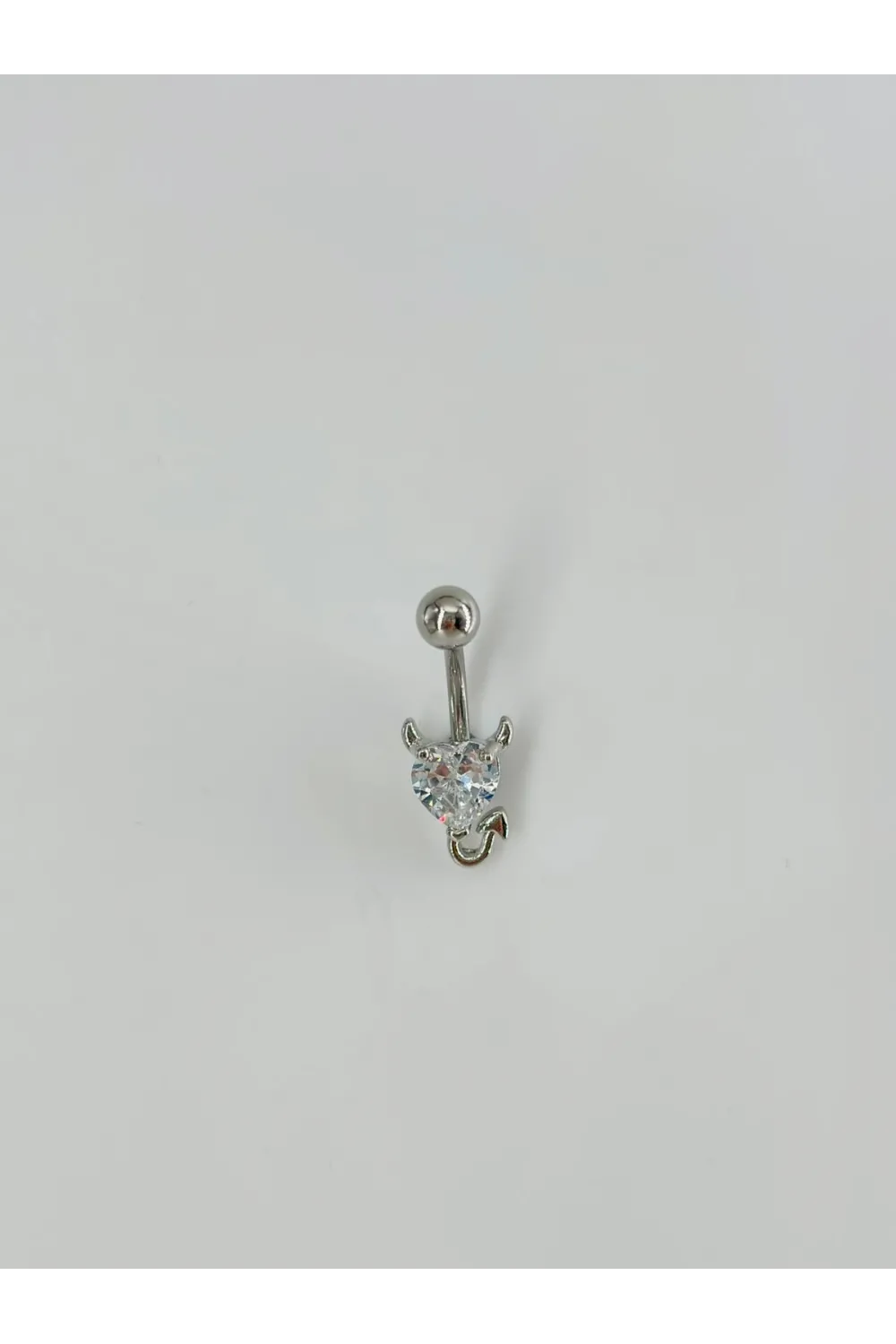 Kalp Detaylı Göbek Piercing - Pg0065