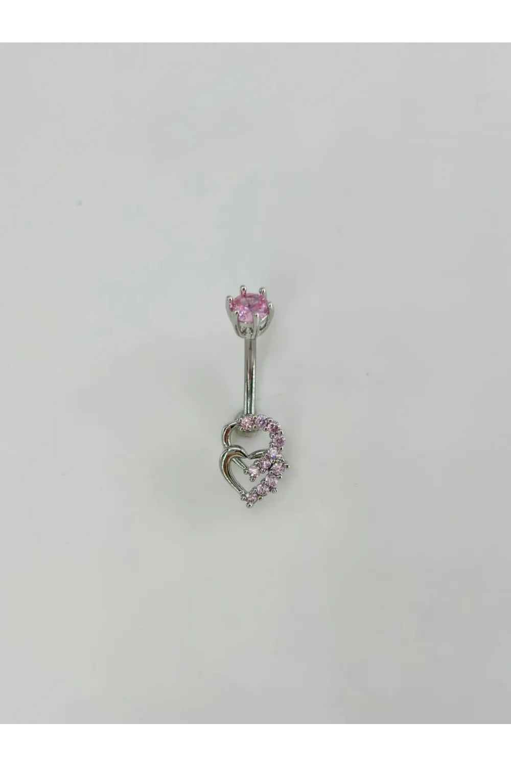 Kalp Detaylı Göbek Piercing - Pg0117