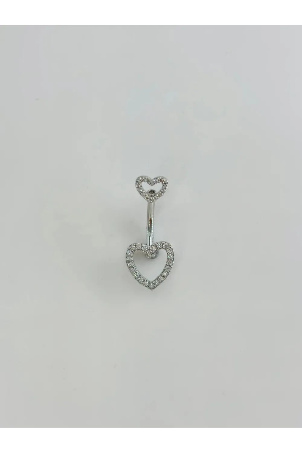 Kalp Detaylı Göbek Piercing - Pg0135