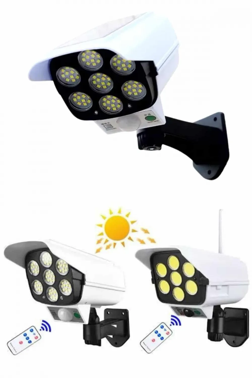 Kamera Görünümlü Solar Lamba