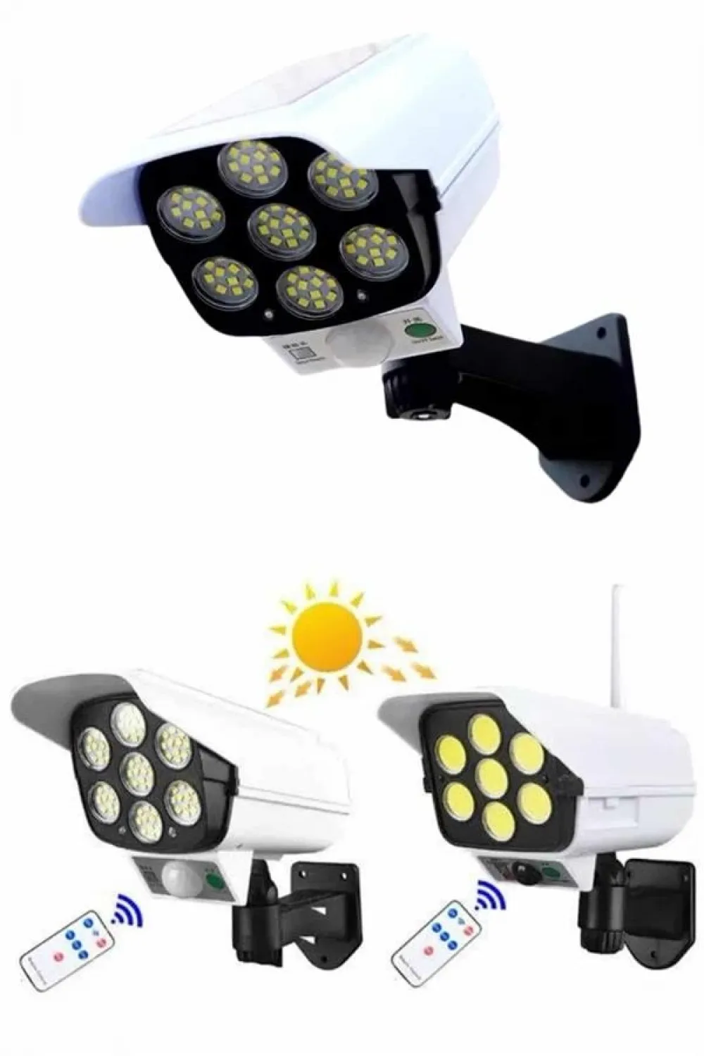 Kamera Görünümlü Solar Lamba