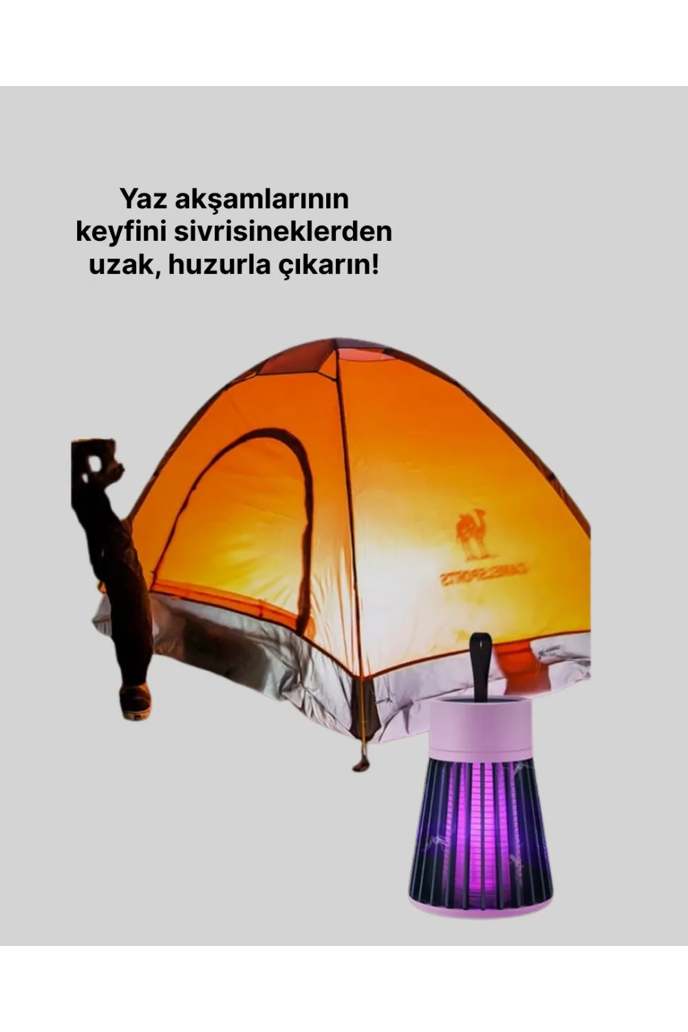 Kamp Ve Bahçe İçin Şarjlı Böcek Kovucu Lamba