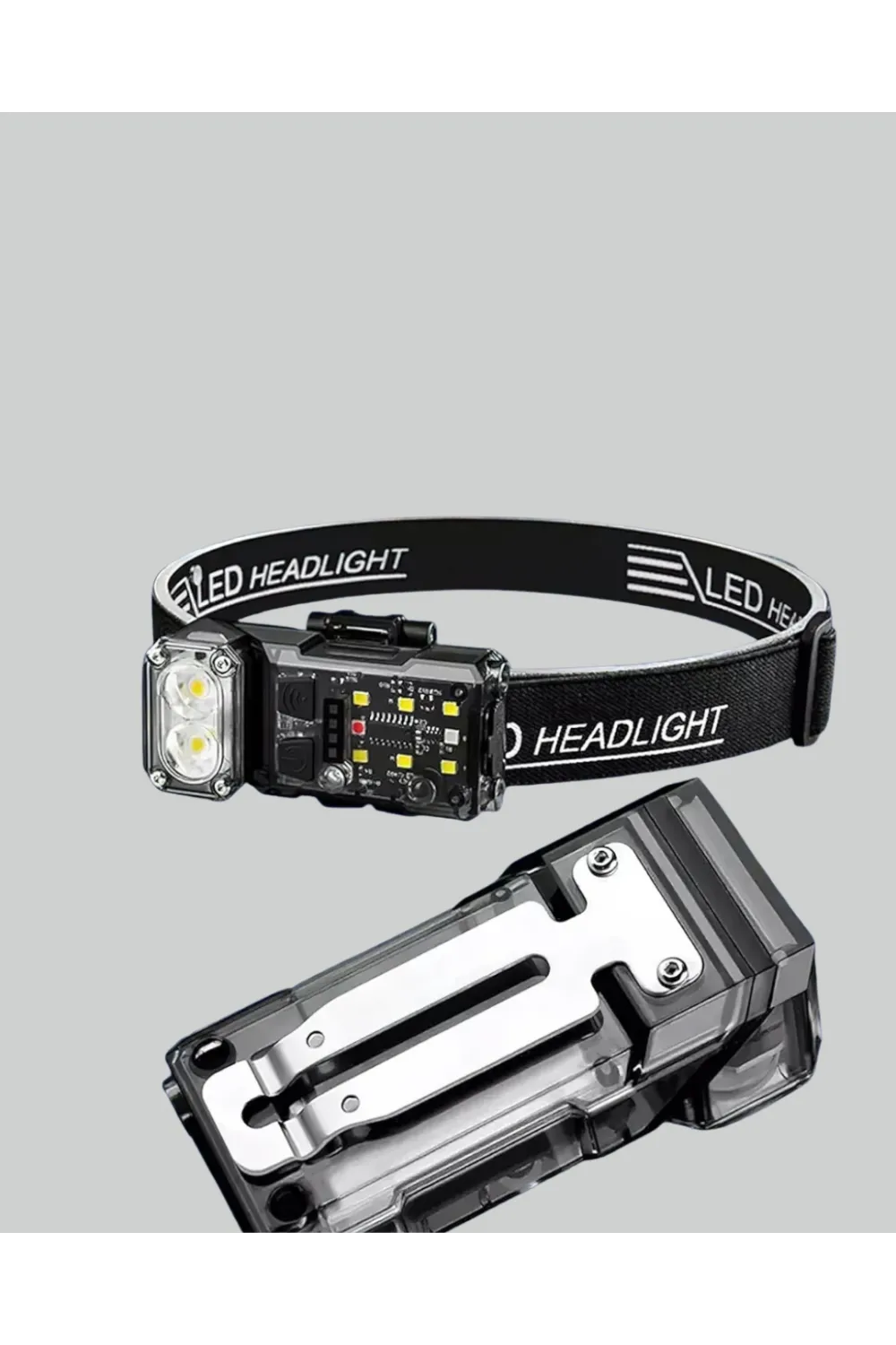 Kamp Ve Outdoor İçin Led Far 10 Saat Pil Sensörlü Manyetik