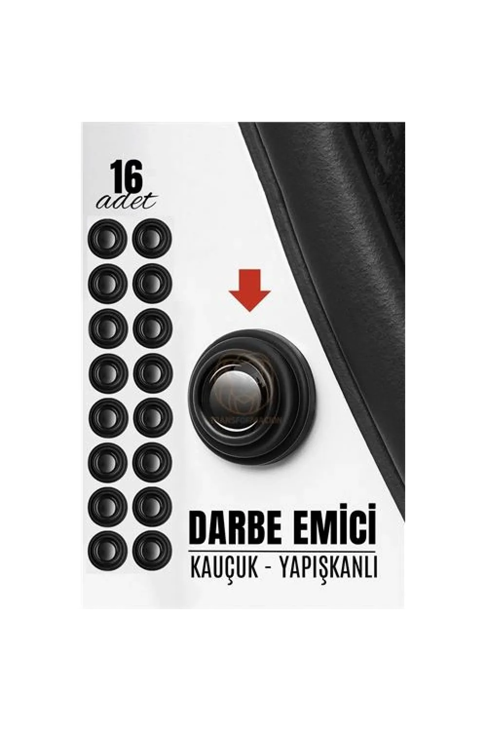 Kapı Bagaj Kaput Ses Darbe Emici Kauçuk Conta 16 ADET