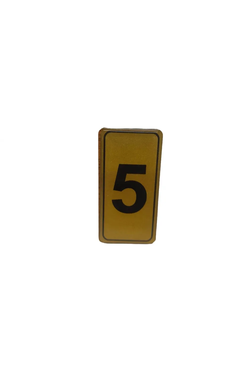 Kapı Numarası No-5 Silikonlu Yapışkanlı*10x20