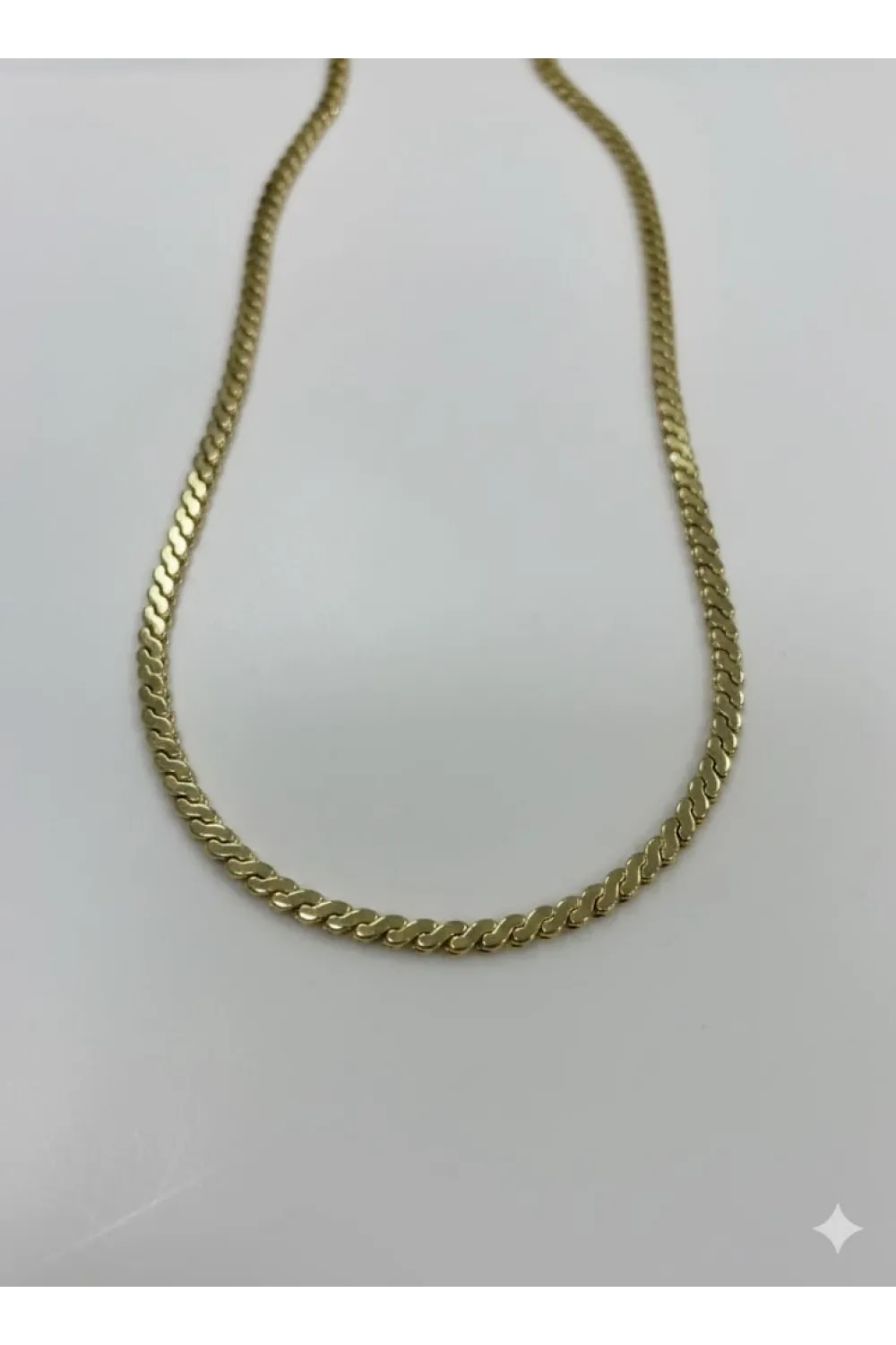   Kaplama Zincir Pirinç   Cm Kolye Zincir 60 Cm - Kl0253