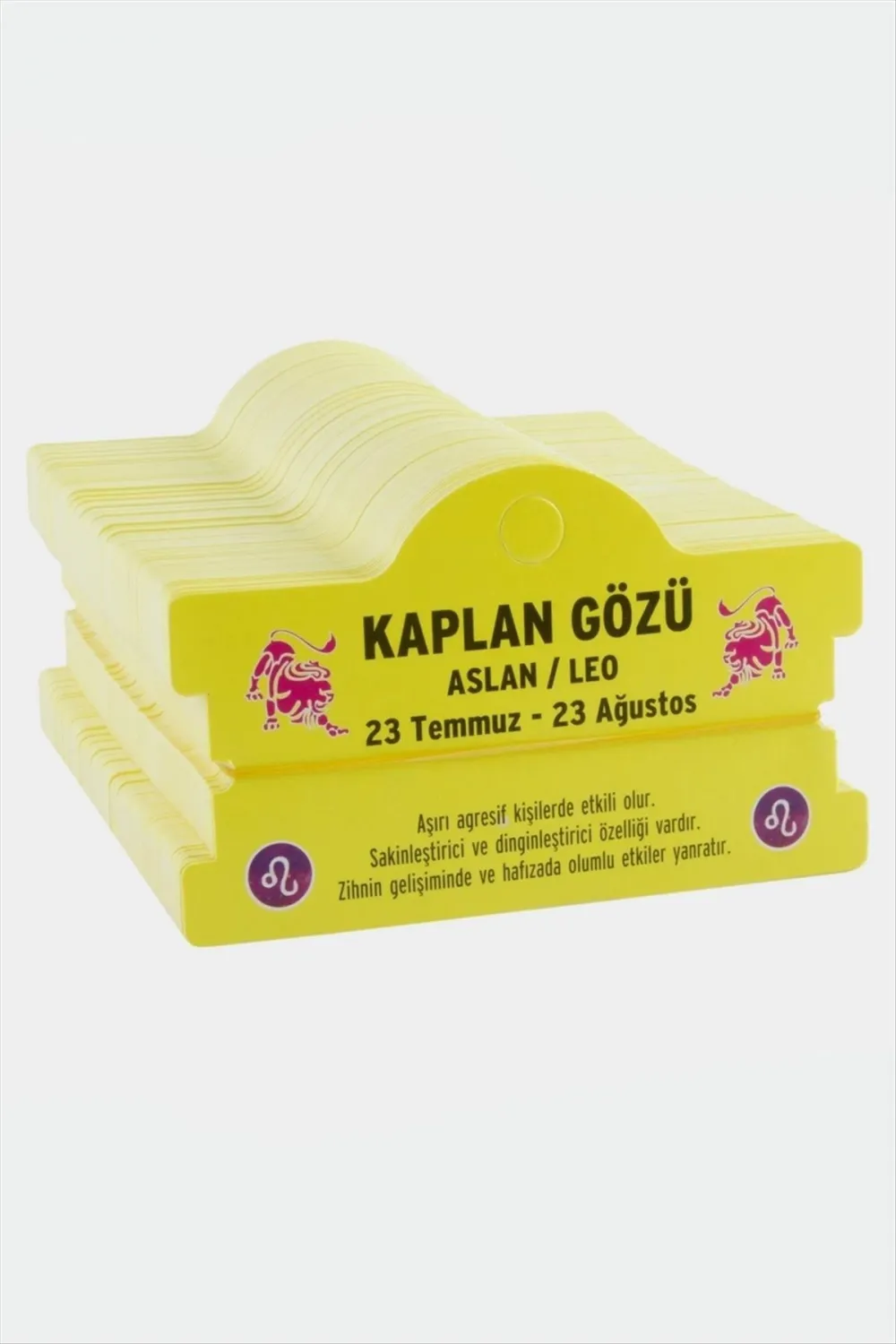 Kaplan Gözü & Aslan Burç Bileklik Kartı