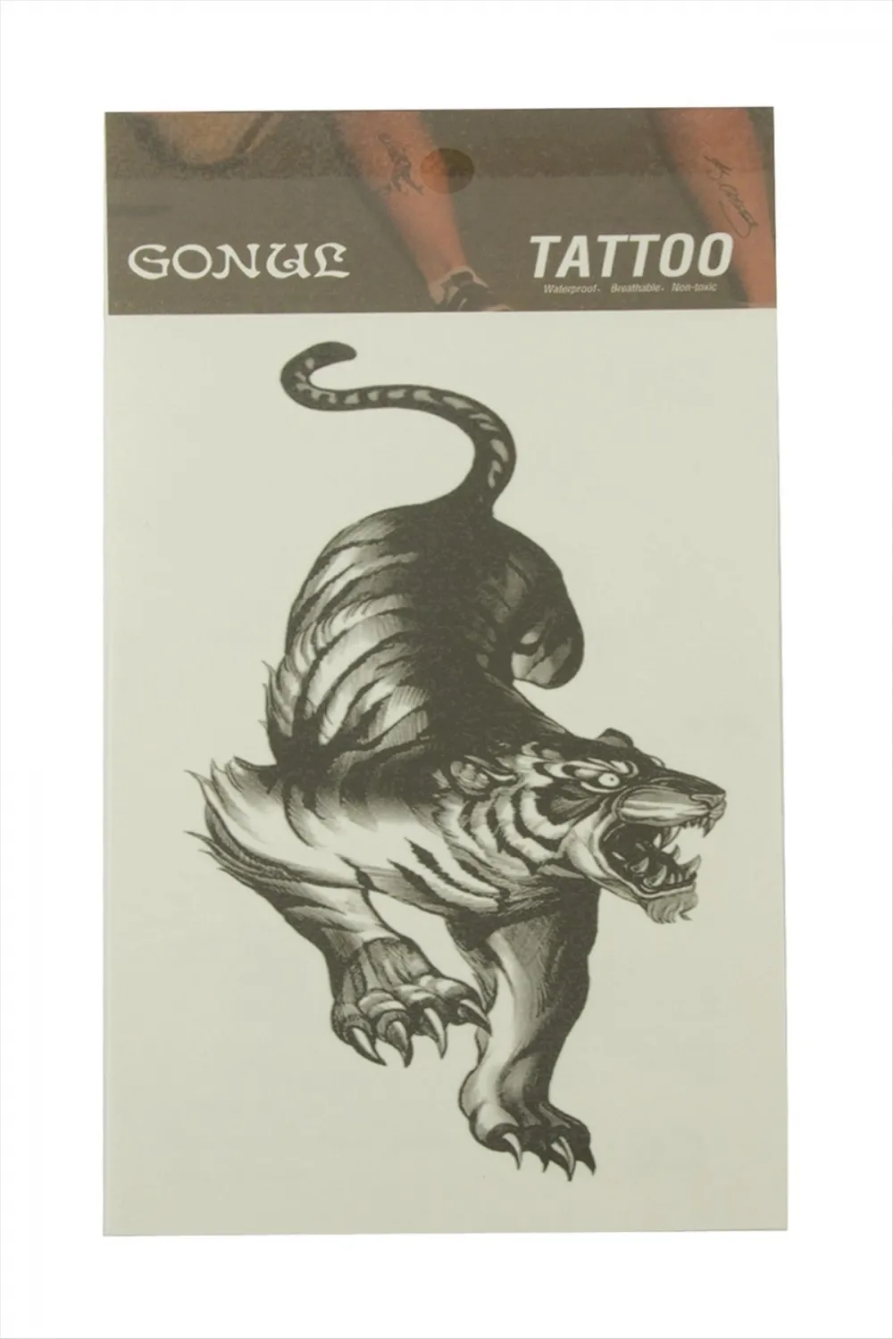 Kaplan Tattoo Dövme Sticker