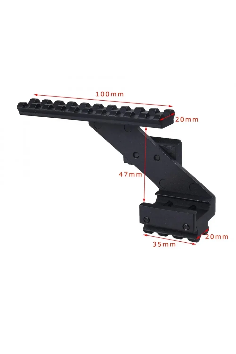 Kapsamı Ray Montajı 22mm Picatinny Üst Alt Ray