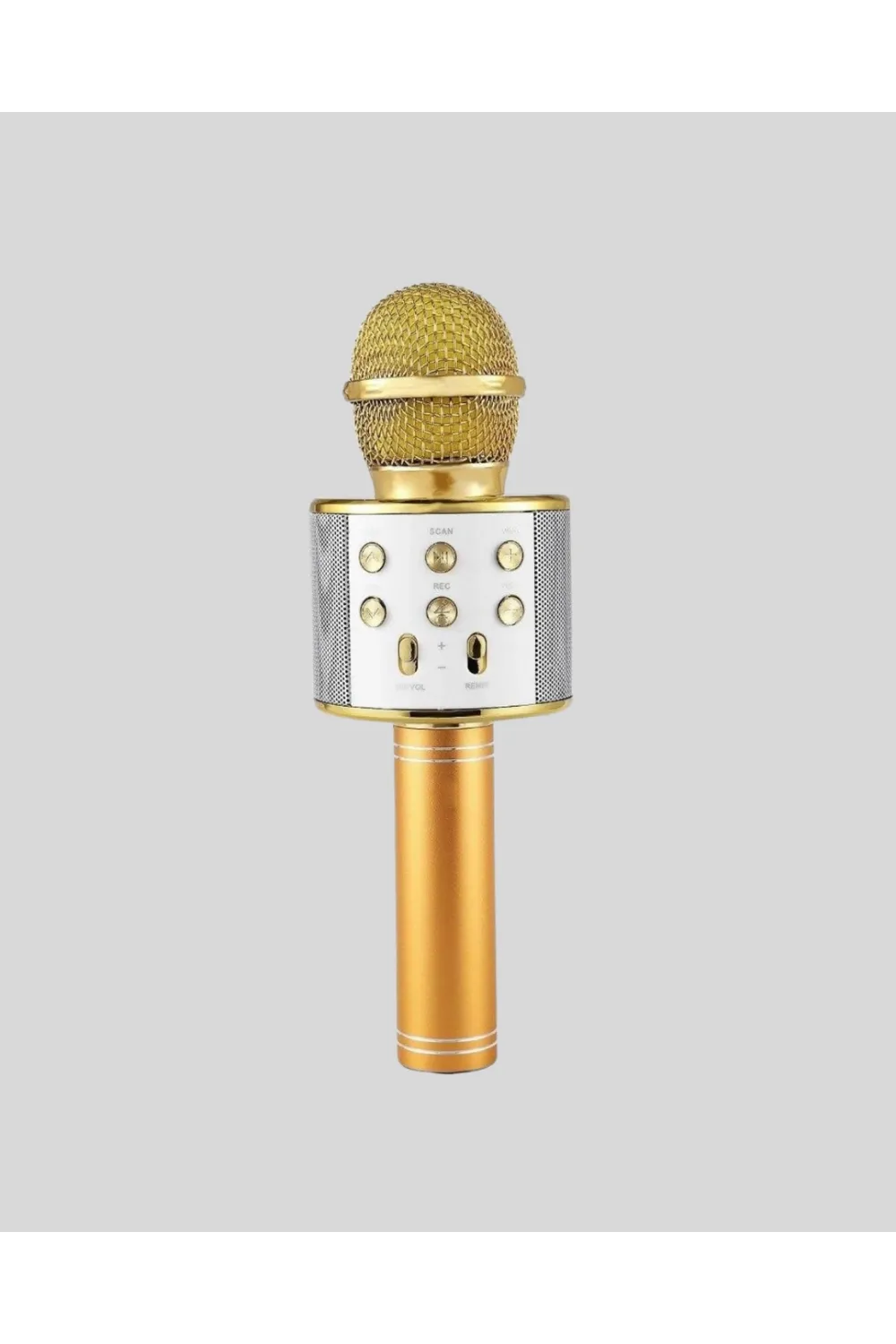 Karaoke Mikrofonu Bluetooth Usb Aux Girişli Yankı Efektli
