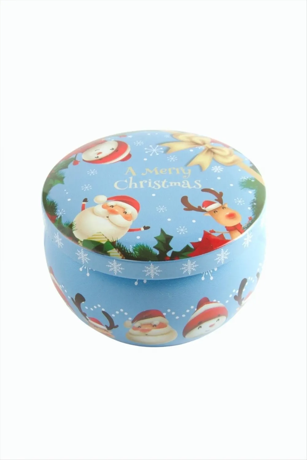 Kardan Adam Yılbaşı Kapaklı Mum 6 cm