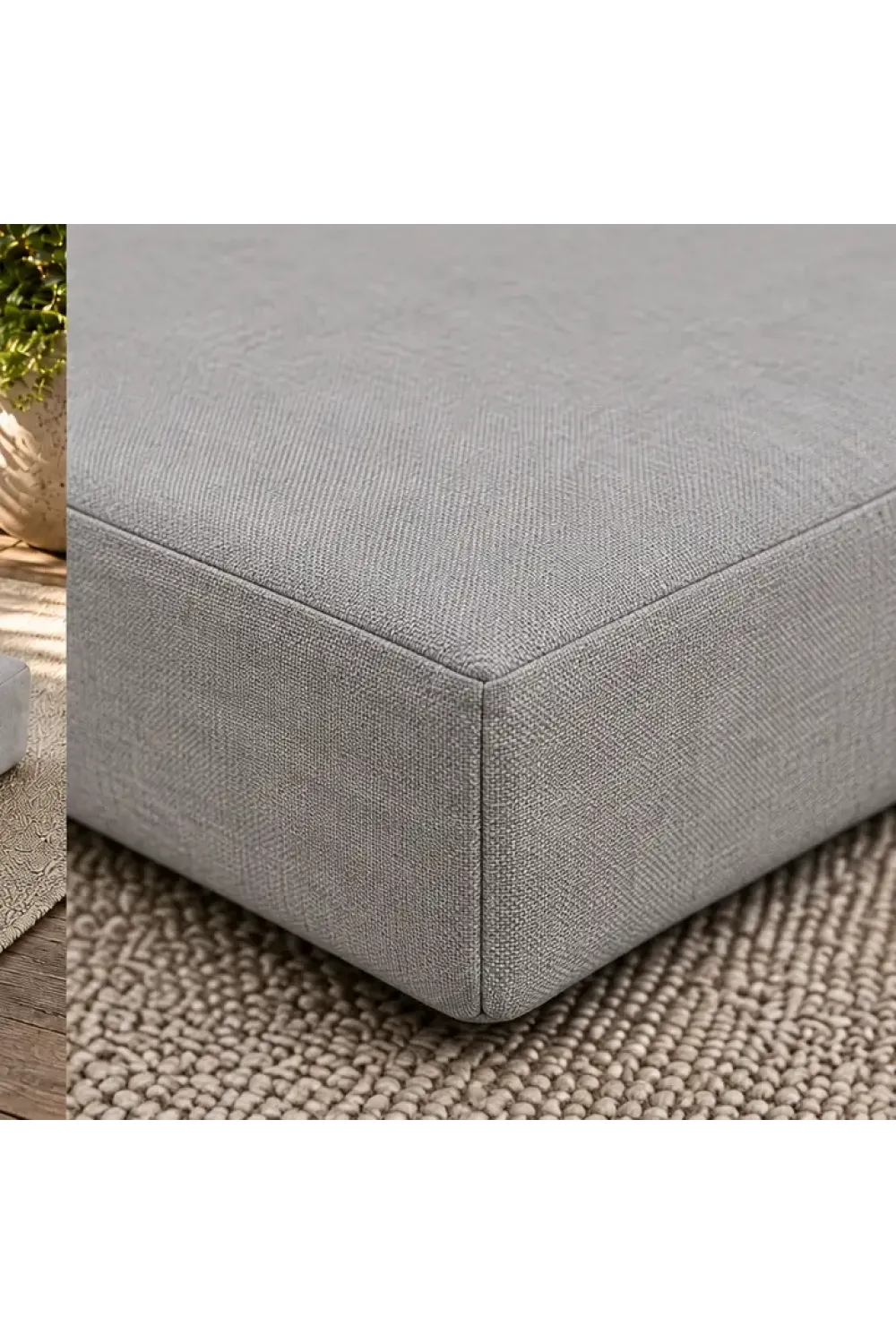 Kare Blok Minder · 50 × 50 × 7 cm · Gri