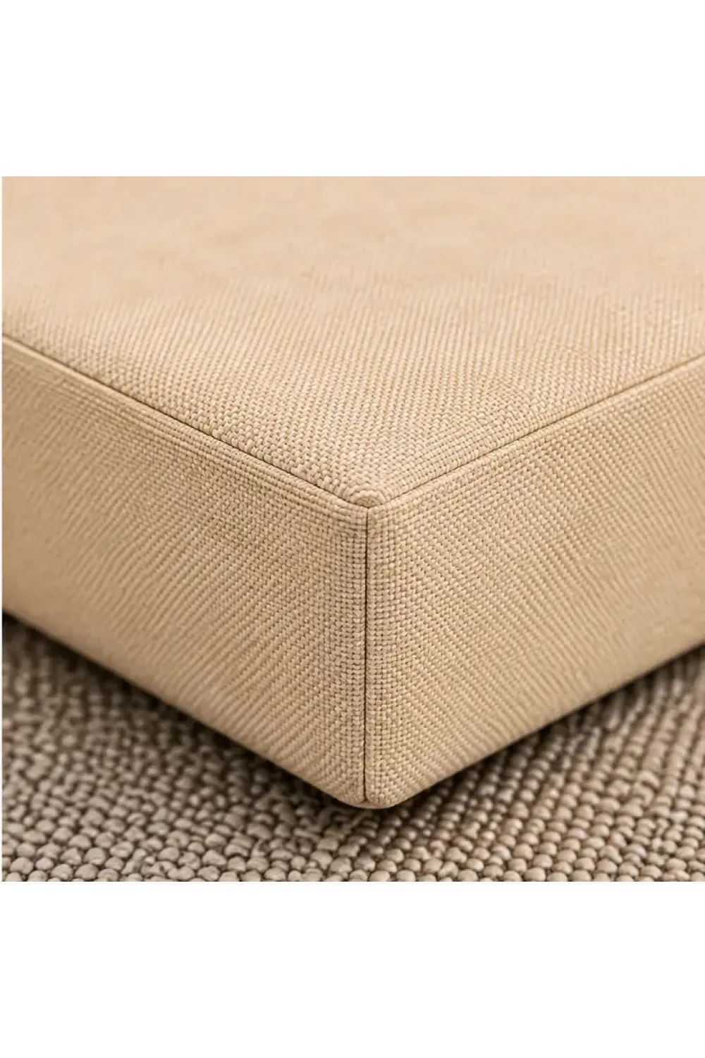 Kare Blok Minder · 50 × 50 × 7 cm · Krem