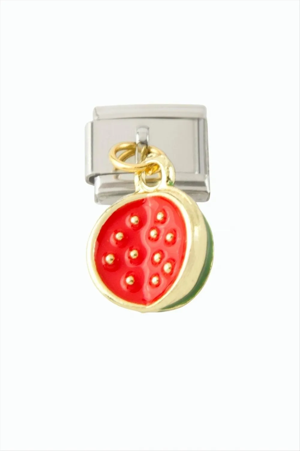 Karpuz Sallatılı Çelik Charm