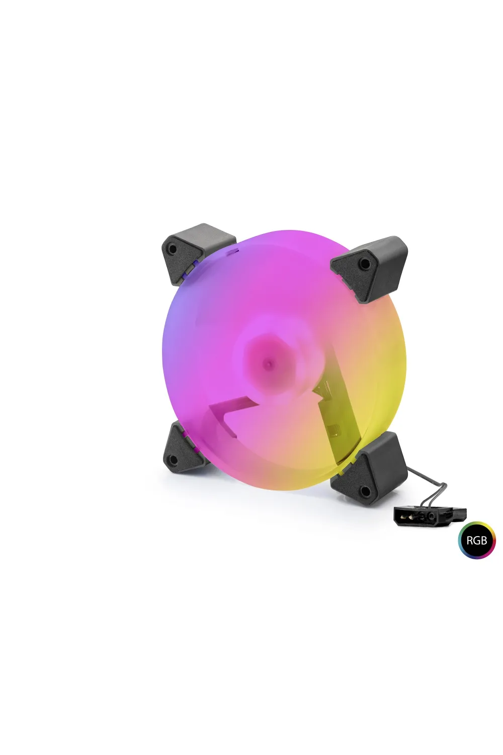 Kasa Fanı 5. Nesil Rgb 12 Cm - Siyah ND2664