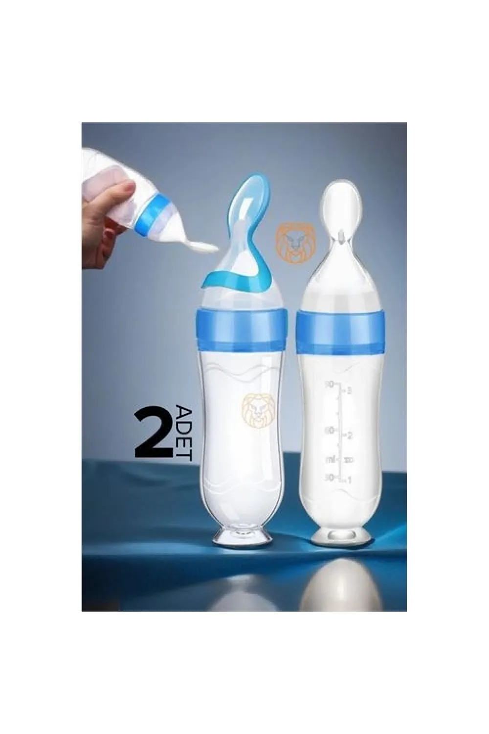 Kaşıklı Mama Silikon Biberon 2 ADET 719715