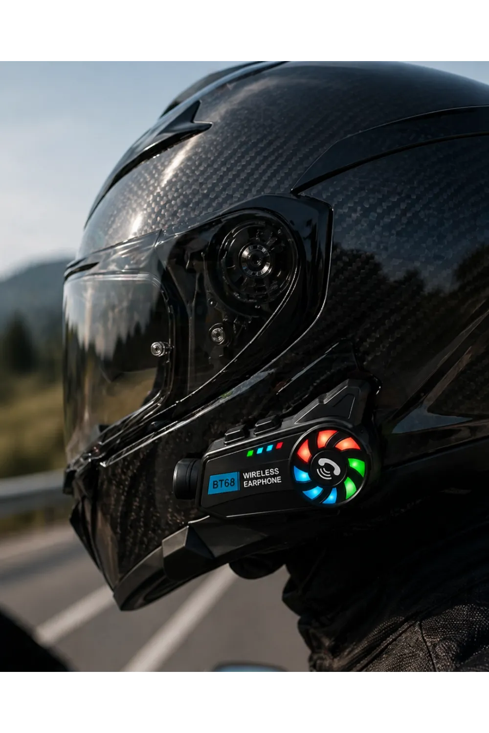 Kask Kamerası Bluetooth Bağlantılı 1080p Kayıt Ve Akıllı Kontrol Sistemi
