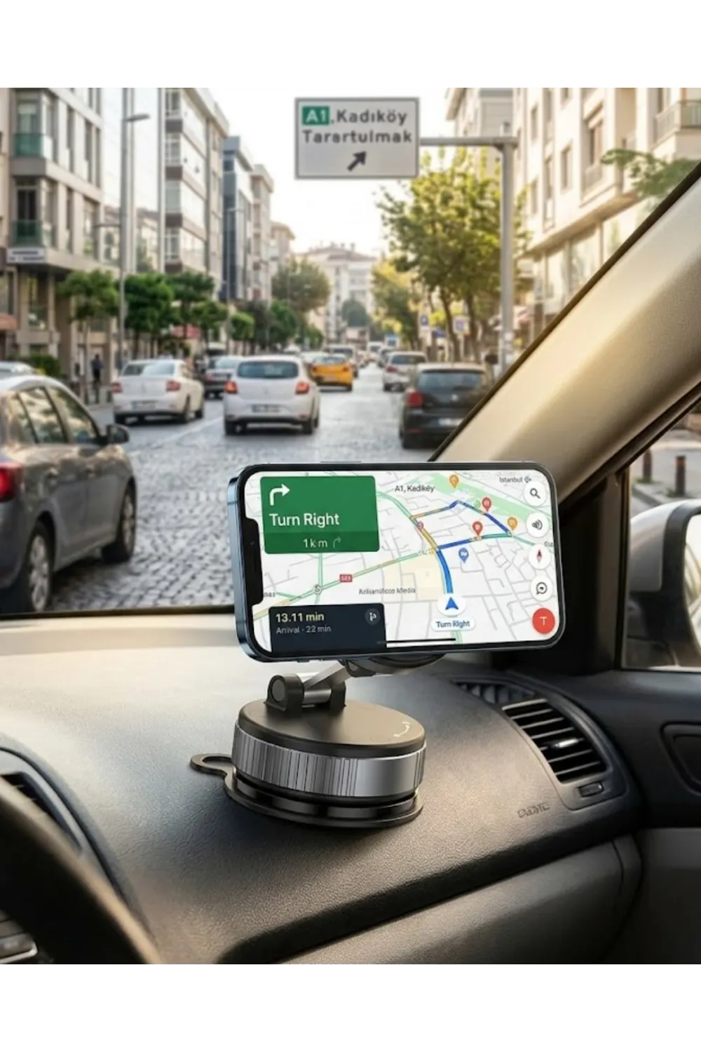 Katlanabilir Manyetik Telefon Tutucu Araç Konsol Telefon Standı