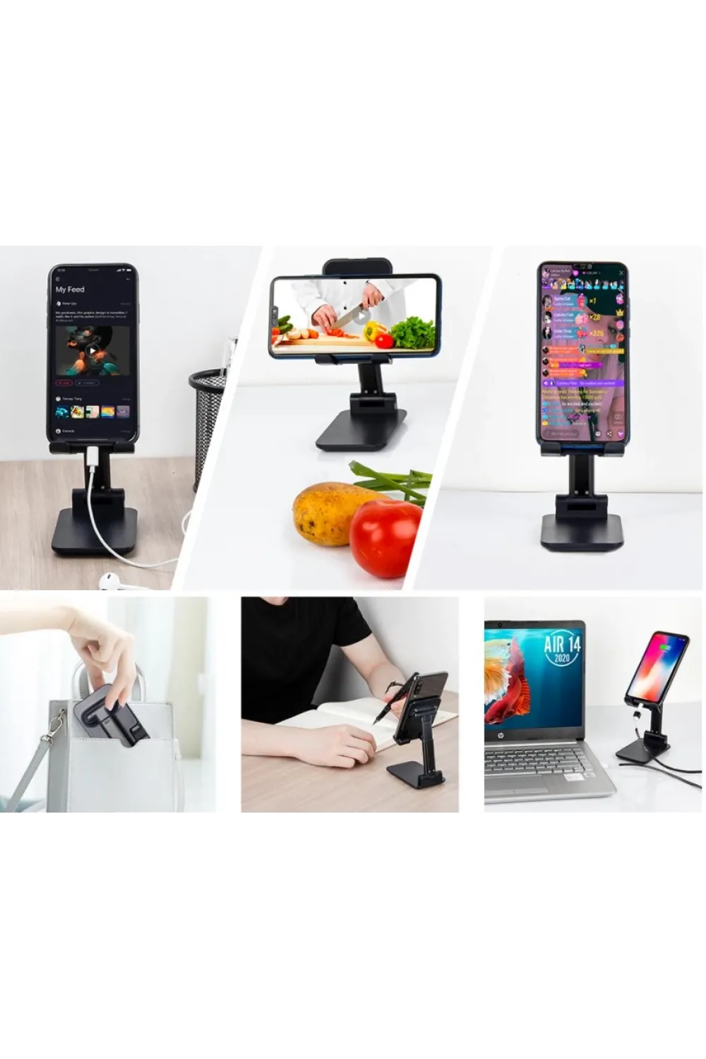 Katlanabilir Masaüstü Telefon Tutucu Stand Cm-449