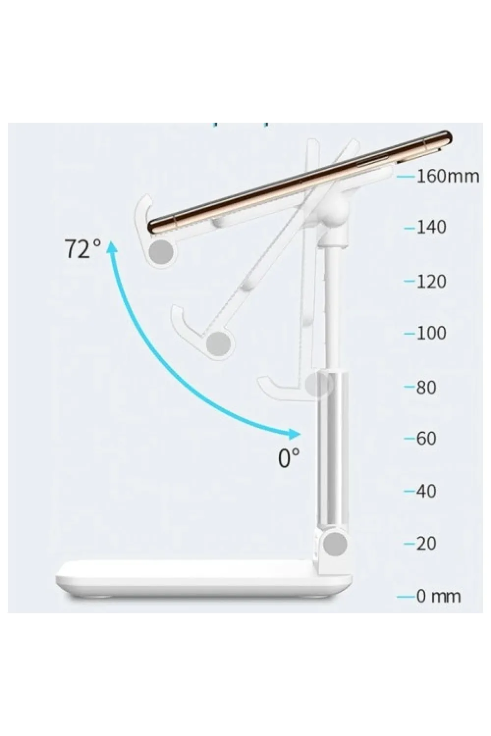 Katlanabilir Masaüstü Telefon Tutucu Stand CM-449