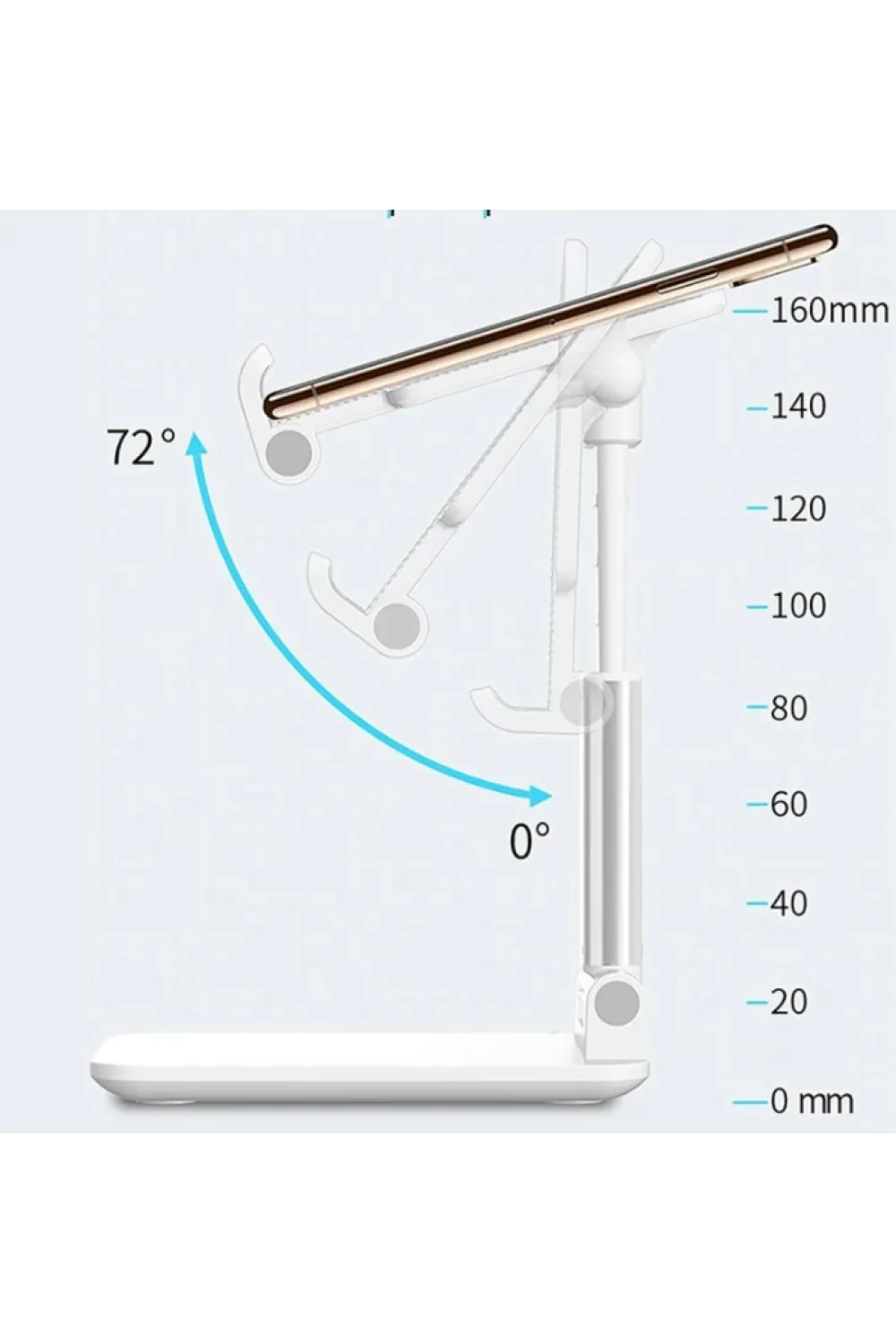 Katlanabilir Masaüstü Telefon Tutucu Stand Cm-449