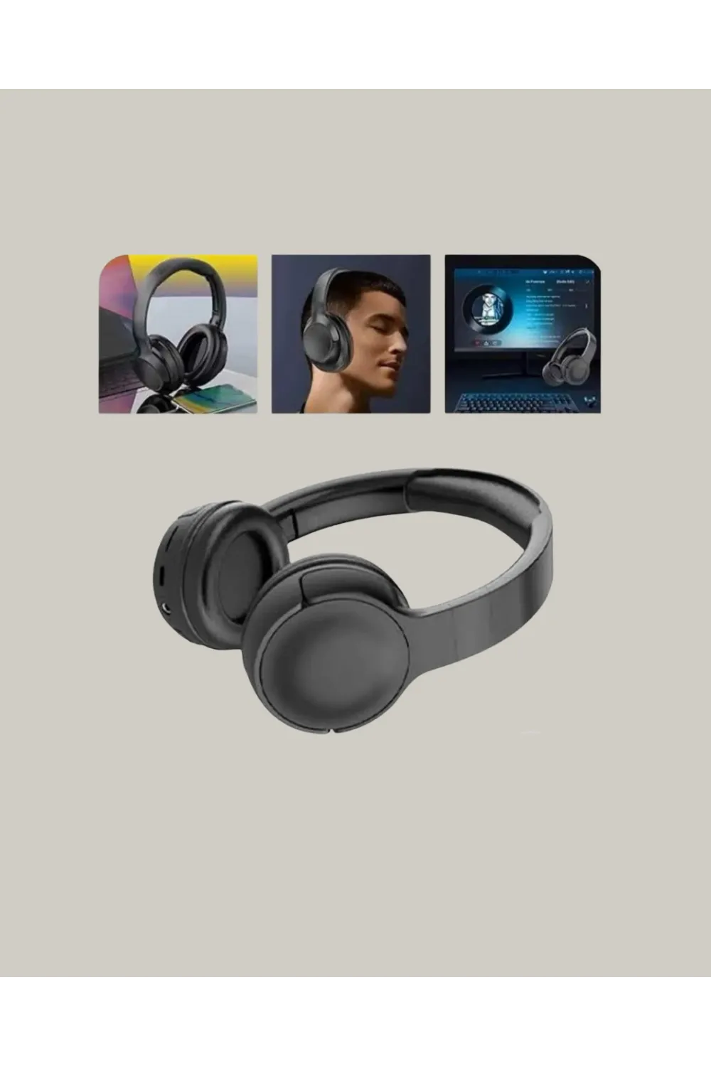 Katlanabilir Usb-c Şarjlı Bluetooth Kulaklık