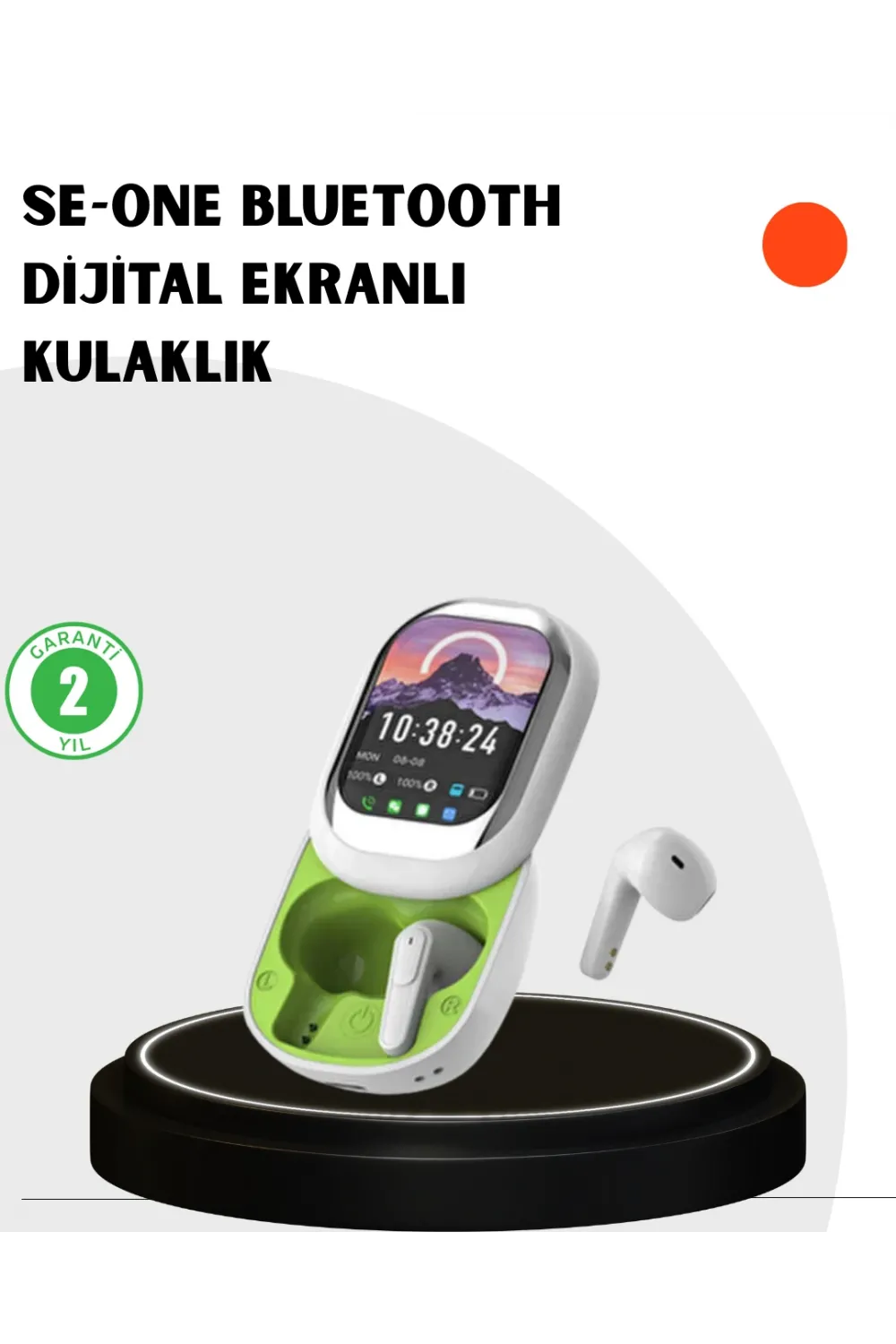 Kayar Kapaklı Şarj Kutusu Ve Dokunmatik Ekranlı Bluetooth Stereo Kulaklık