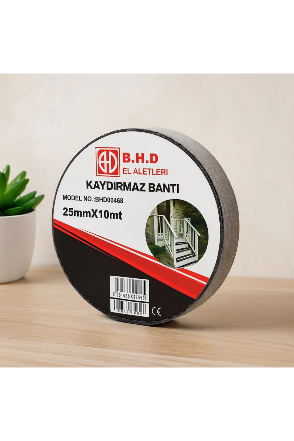 Kaydırmaz Bant 25 mm x 10 m Siyah