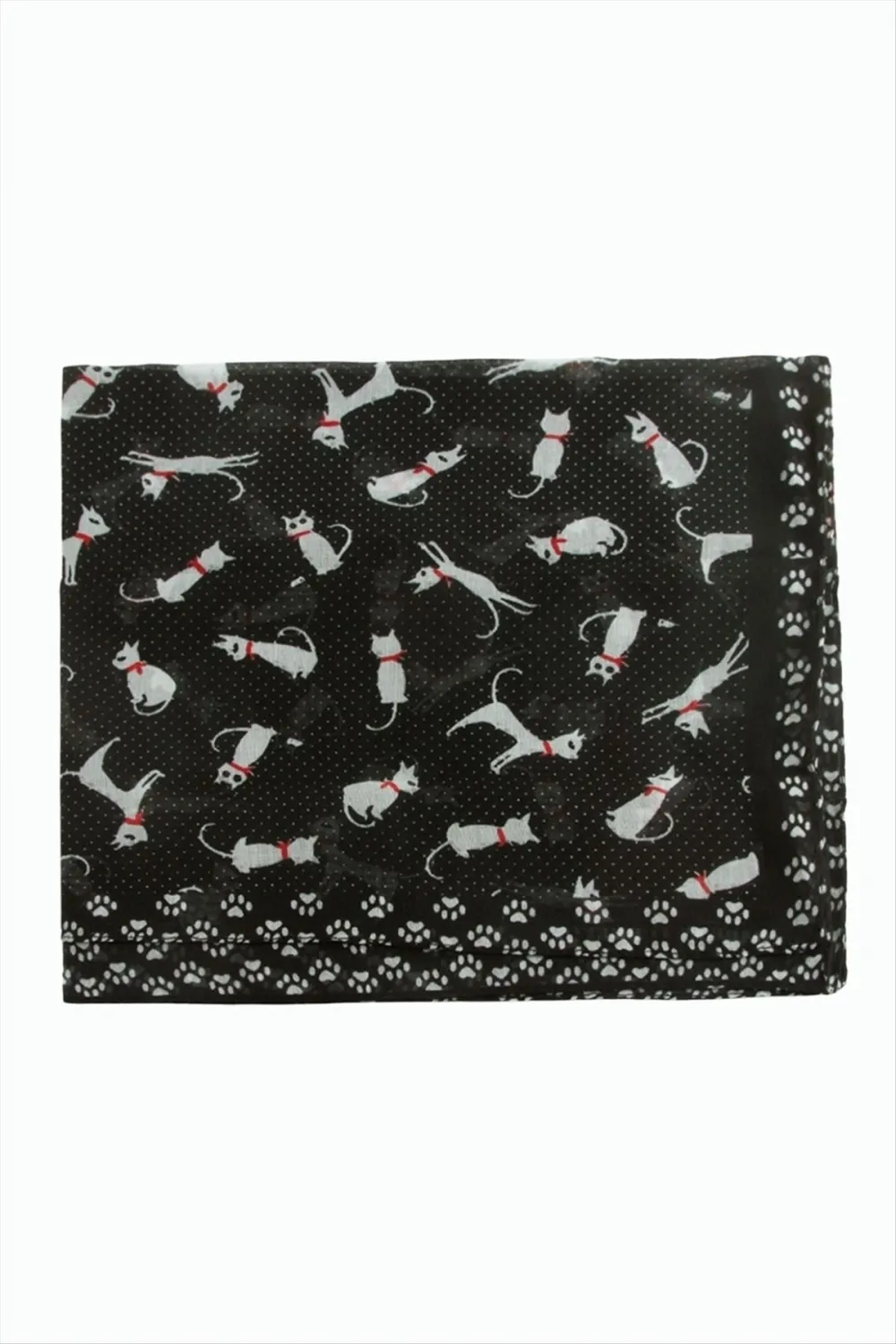 Kedi Desenli Bandana 50*50