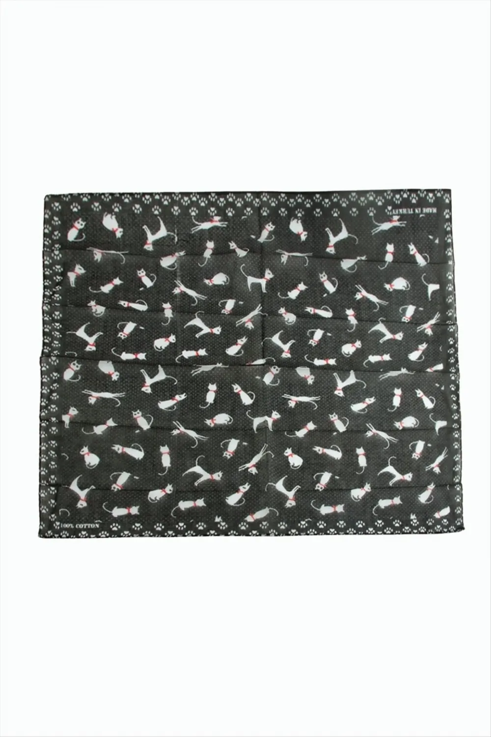 Kedi Desenli Bandana 50*50
