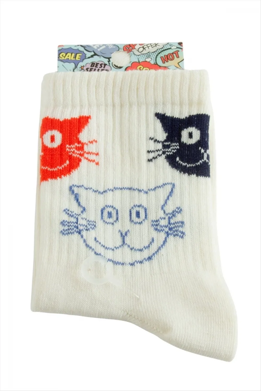Kedi Kolej Çorap 8*28