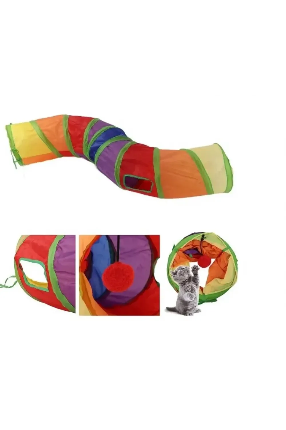 Kedi Oyun Tüneli 117 Cm