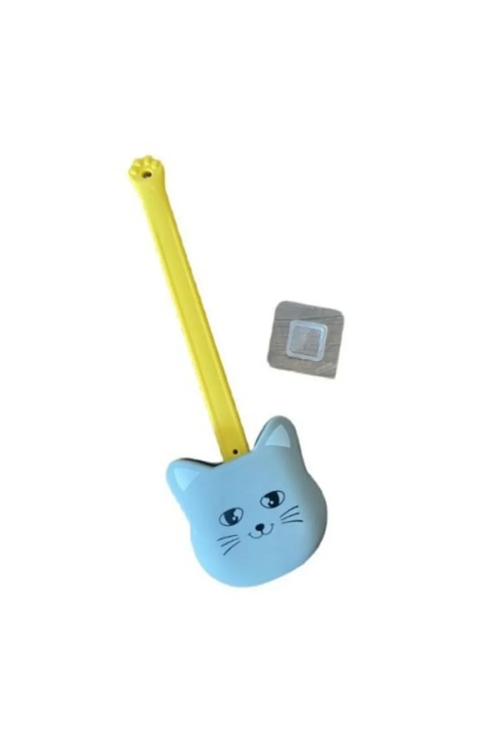Kedi Tasarımlı Ergonomik Tuvalet Fırçası