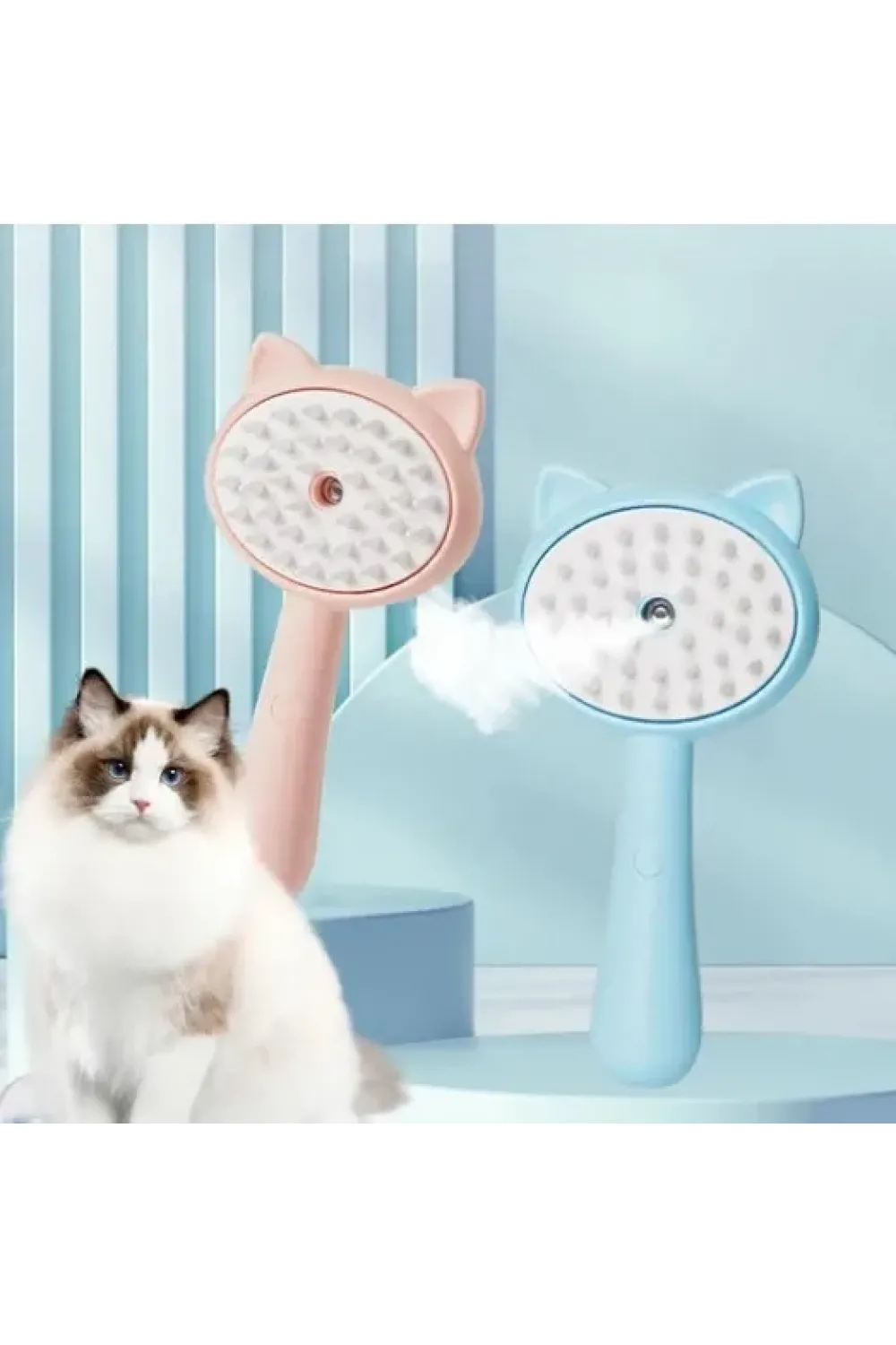Kedi ve Köpekler İçin Buharlı Masaj Tarağı