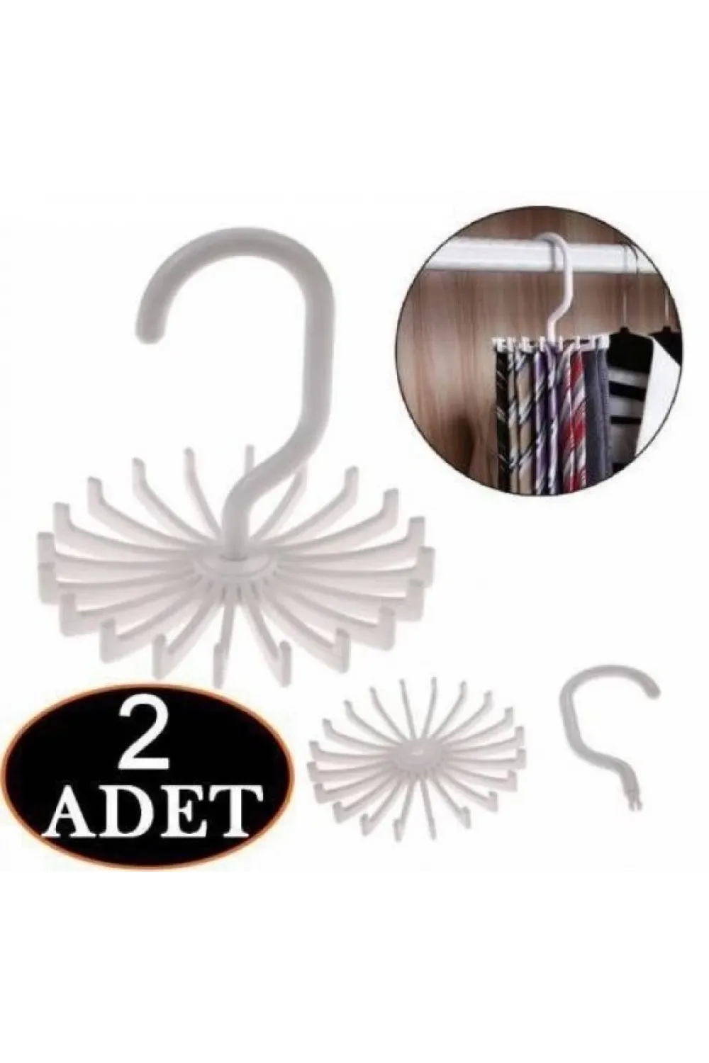 Kemer Askısı 20 Kancalı 2 Adet