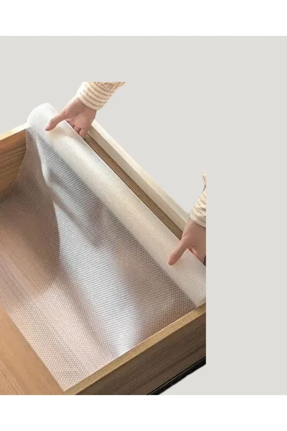 Kesilebilir Şeffaf Raflık Çekmece Kaplaması Mutfak İçin