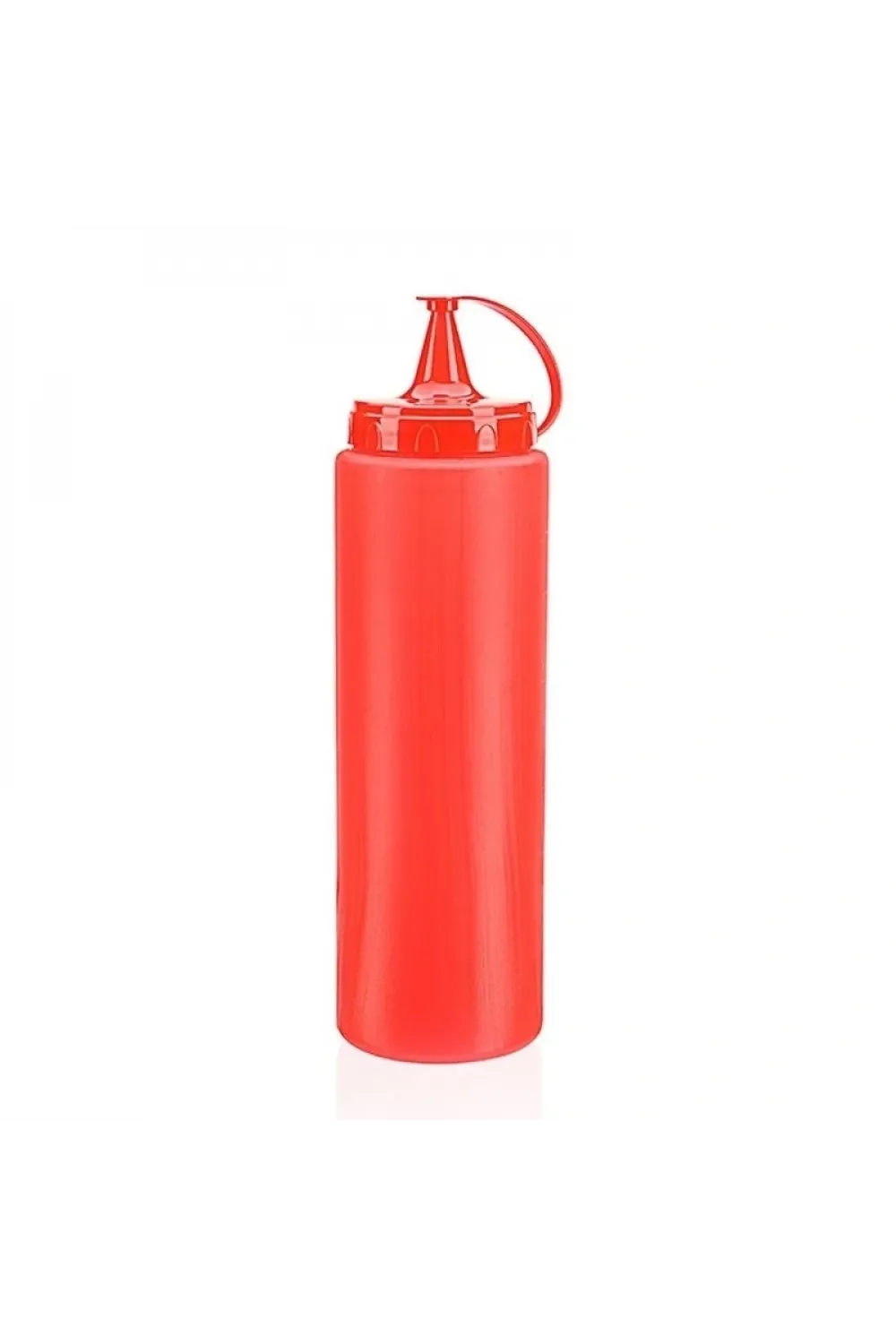Ketçap Şişesi - 1000ml Dev Boy Kırmızı 3 Adet