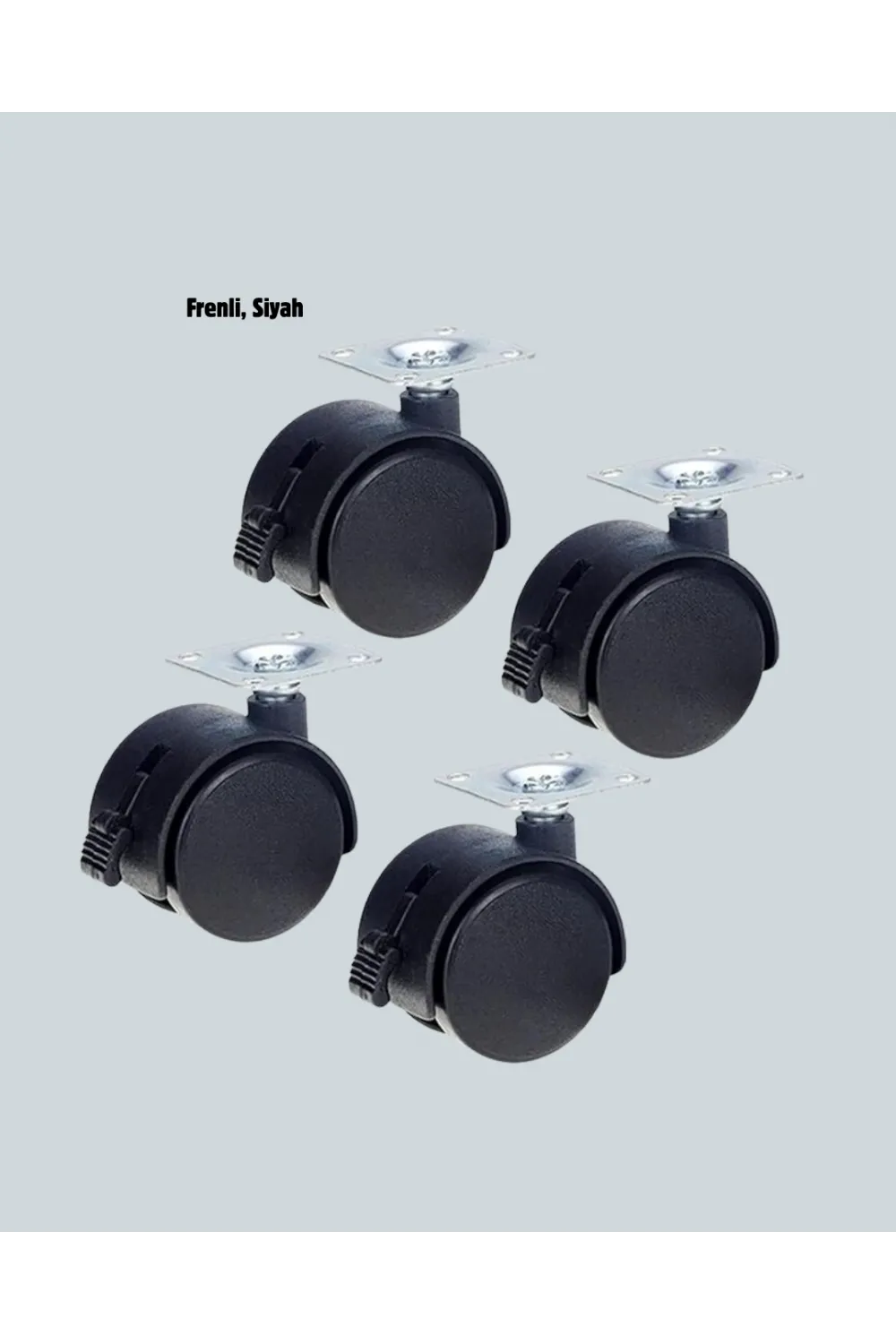 Kilitli Mini Tekerlek Ayak 4 Cm 4’lü Set