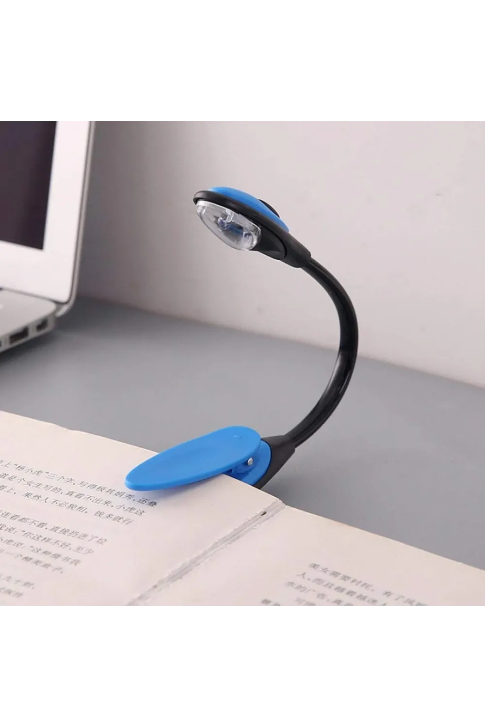 Kitap Okuma Işığı Led Booklight Kıskaçlı Pilli Model Led Işık