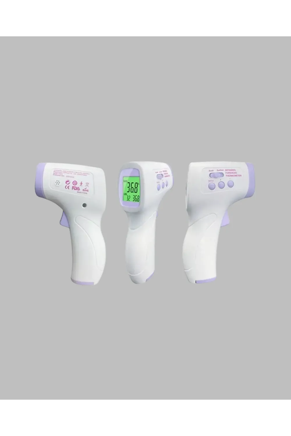 Kızılötesi Temassız Ateş Ölçer Lcd Ekranlı Hassas Termometre