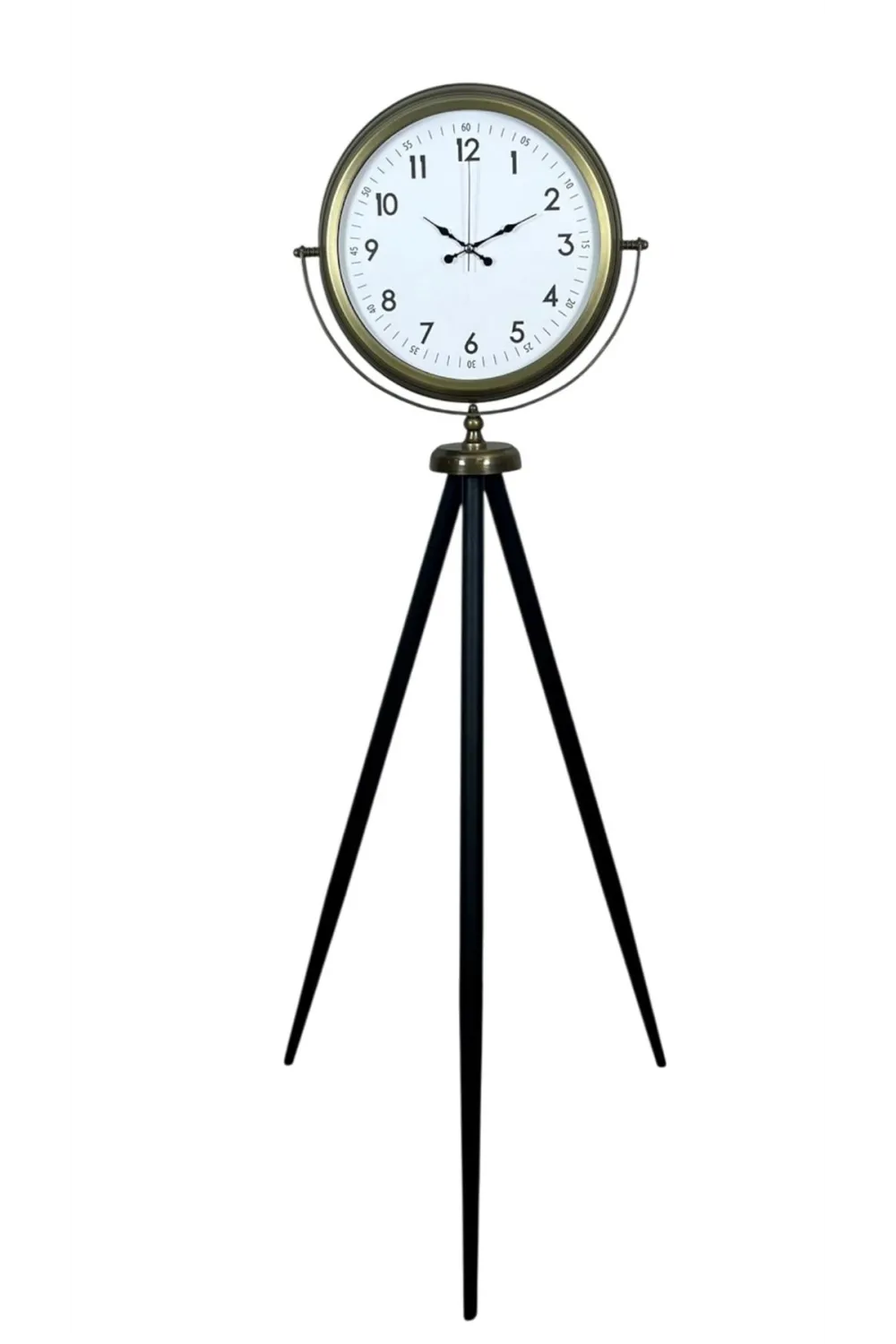 Klasik Eskitme Tripod Ayaklı Saat