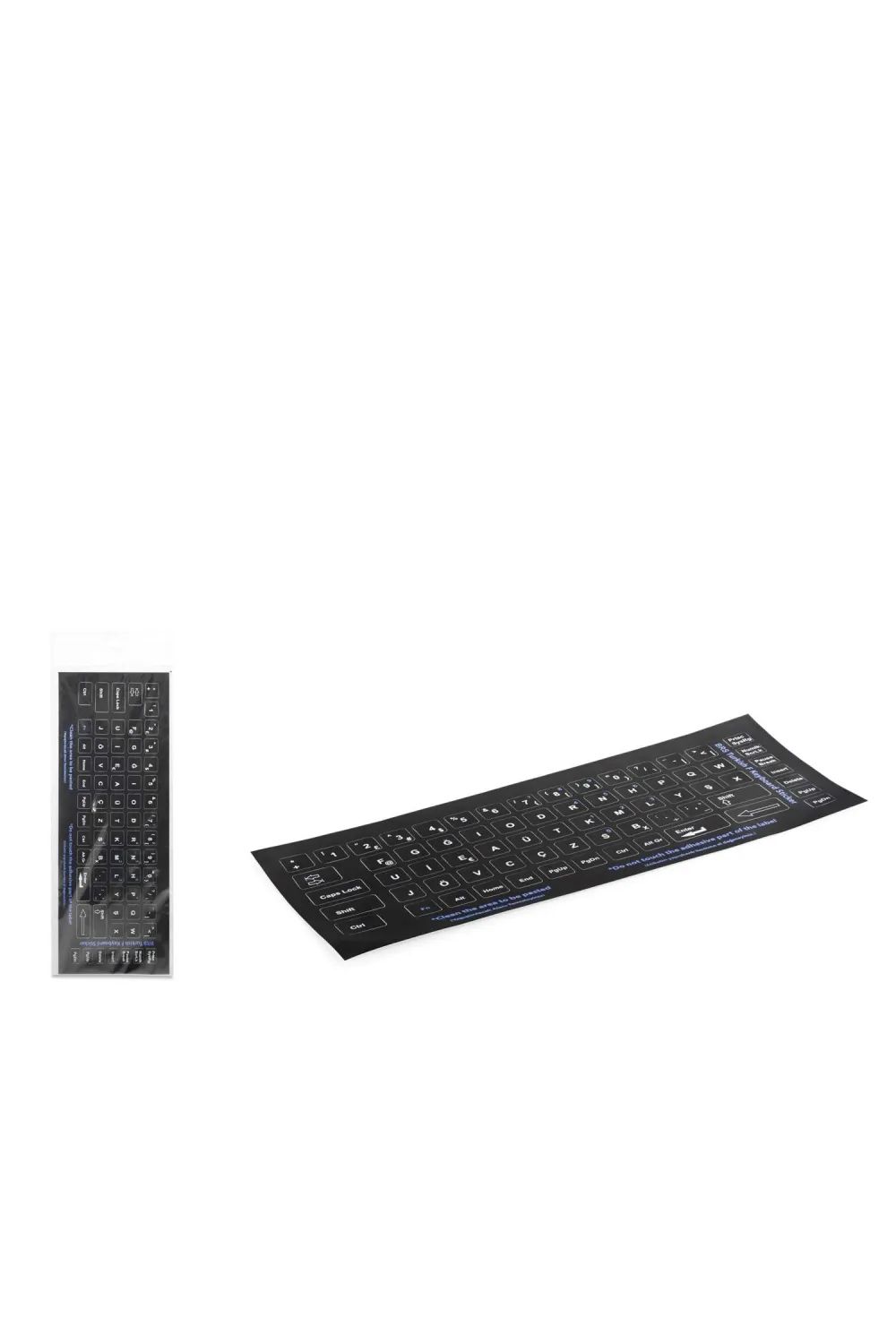 Klavye Stıcker Tuş Takımı Türkçe F Siyah HDX8259
