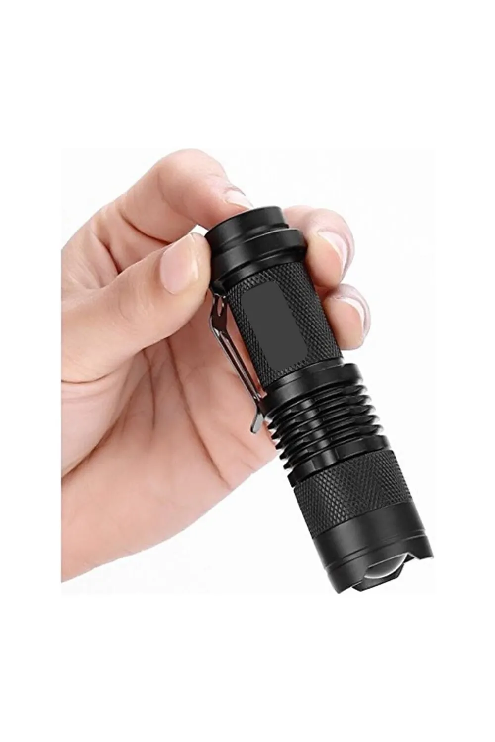 Km-87 Polis Tipi Zoomlu Şarjlı Metal Dağ Kamp Cep Feneri Cree Led 2300 Lumens