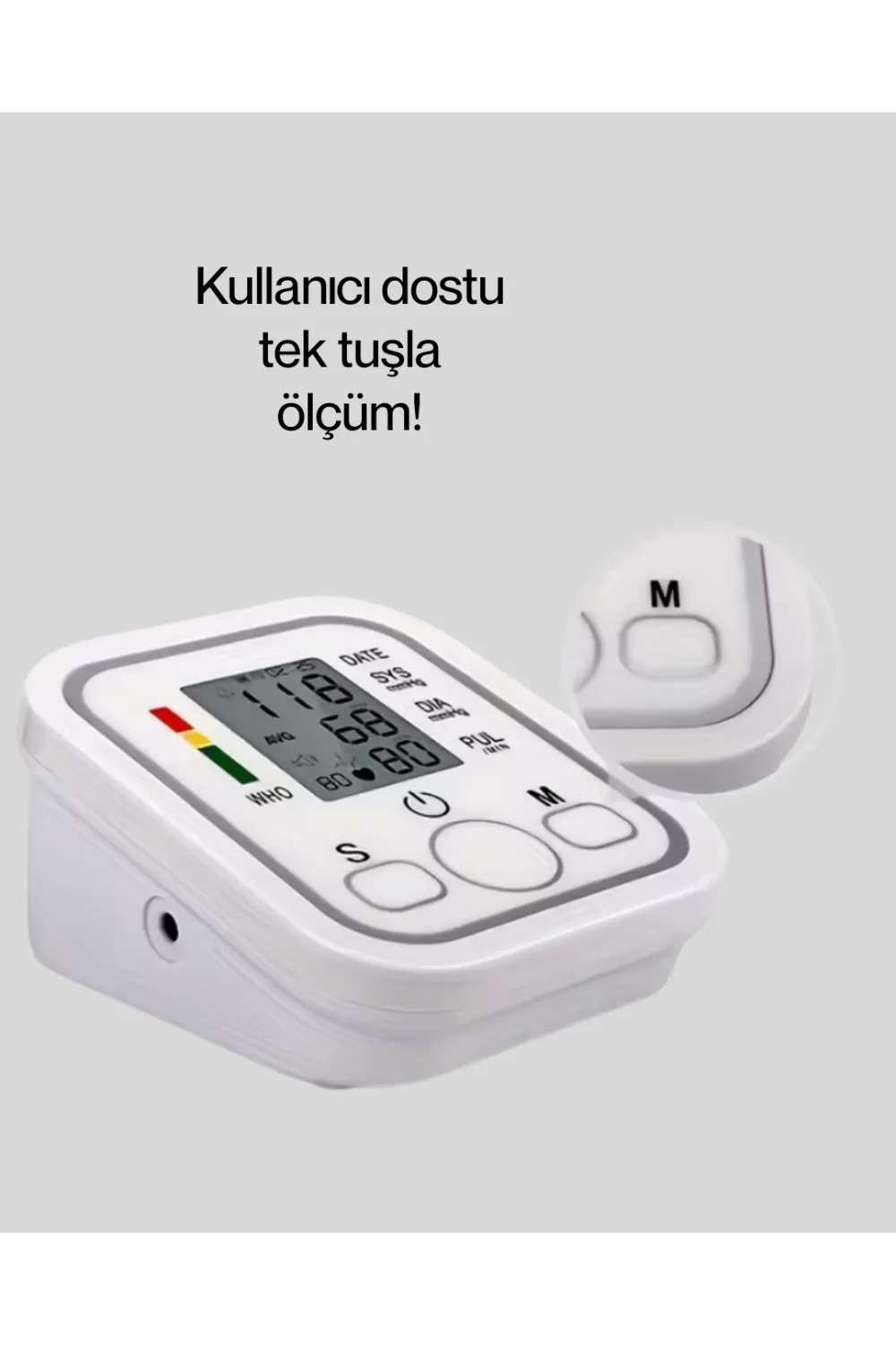 Kol Tipi Lcd Ekranlı Elektronik Tansiyon Monitörü
