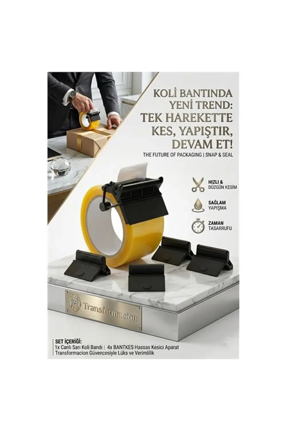 Koli Bantı Kolay Kesme Aparatı BANTKES 4 lü PAKET 718721