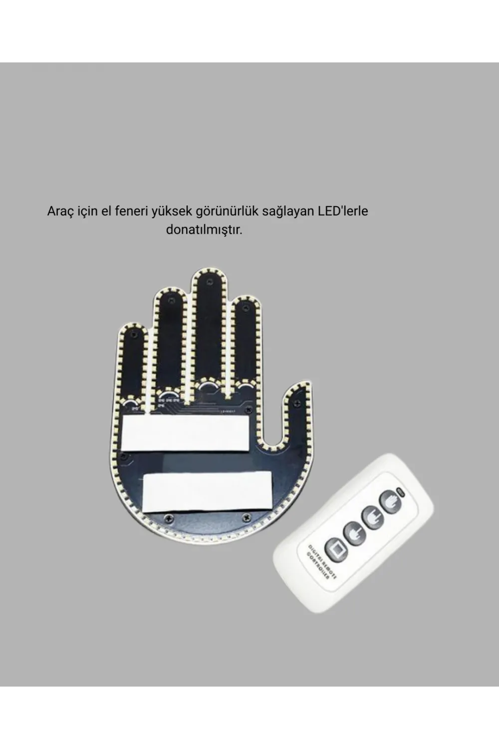 Kompakt Tasarımlı Led Jest Işığı – Selam Ve Teşekkür Modları