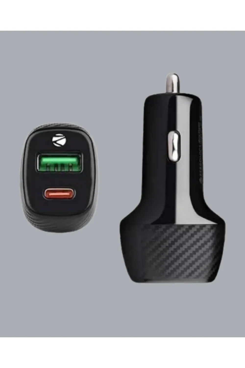 Kompakt Tasarımlı Type-c + Usb Girişli Araç Şarj Başlığı