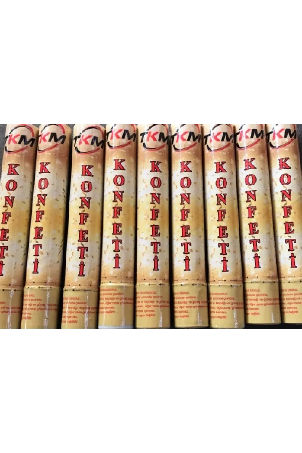Konfeti Karnaval Metalik Renkli 30cm