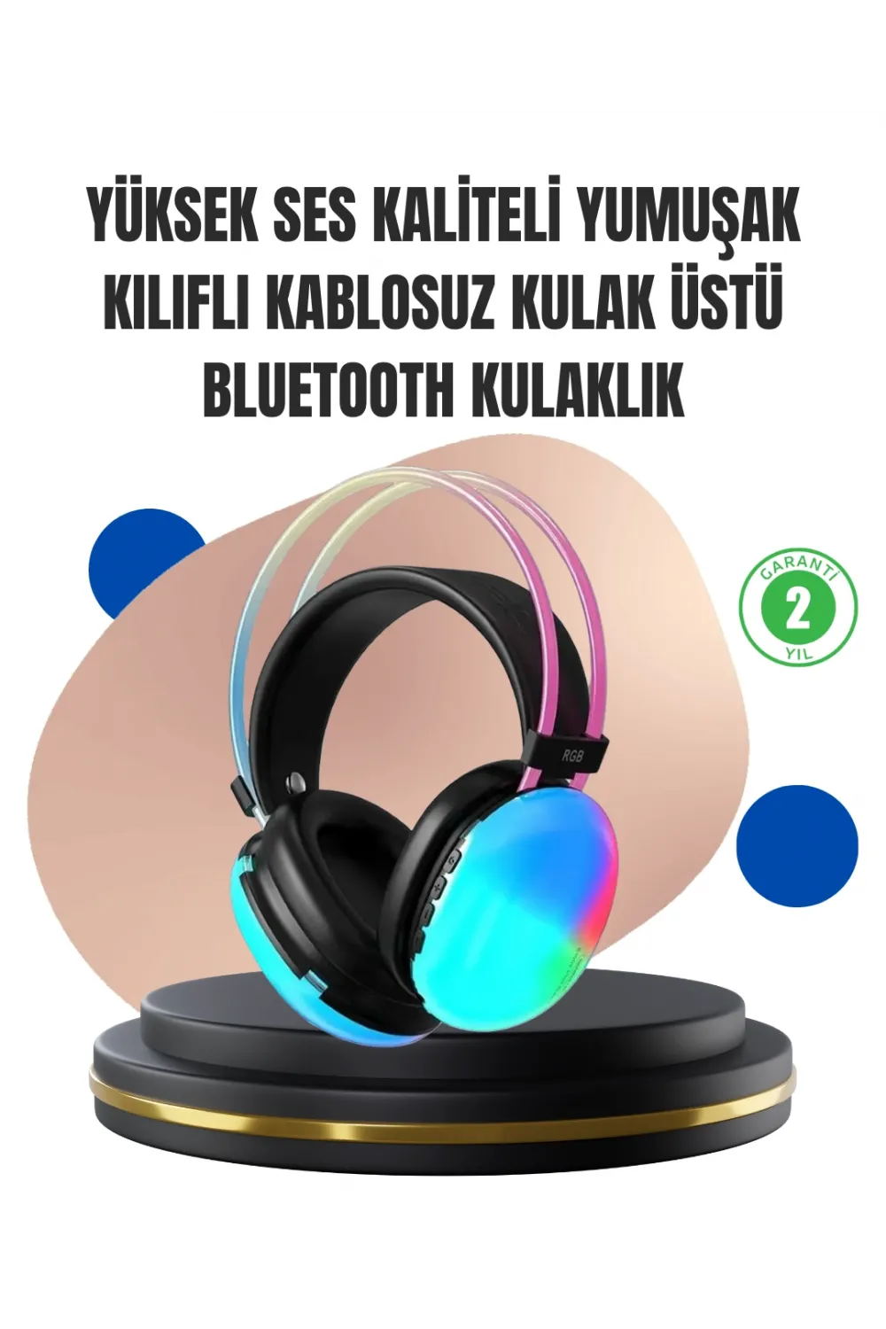 Konforlu Tasarımlı Kablosuz Gaming Kulaklık – Uzun Pil Ömrüyle